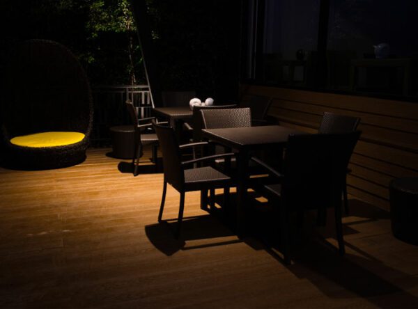 Dark restaurant